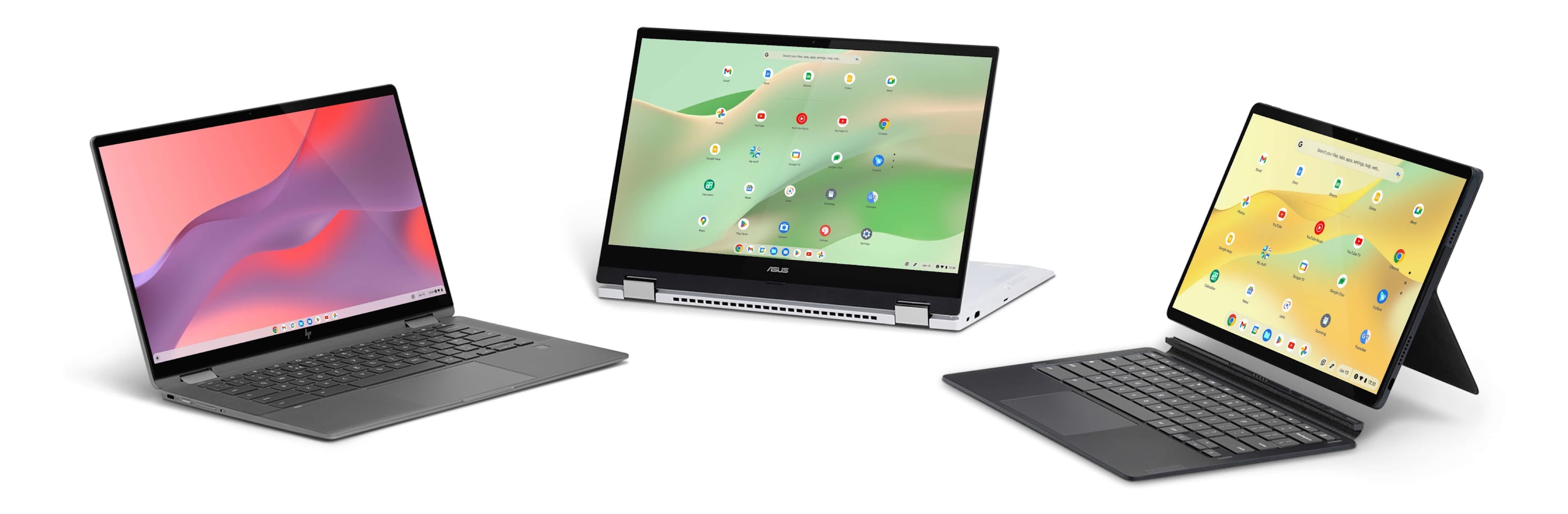 Google Chromebooks Laptops, Detachables and Tablets